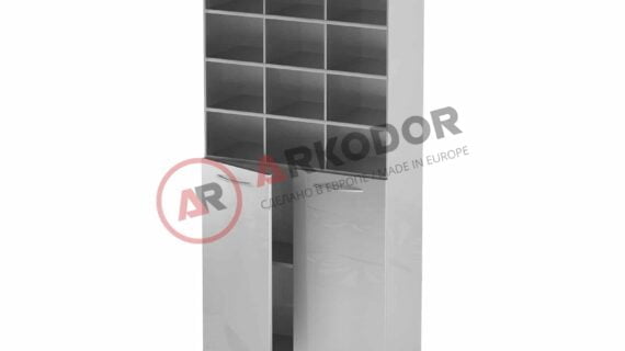 Шкаф-стеллаж для одноразовой одежды AT-S010 (Нержавеющая сталь)