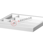 Лоток пластиковый белый для выдвижных ящиков AR-LOT1